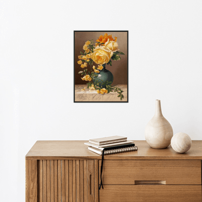 Marchal Niel Roses, William Duffield - ArtDeco Canvas