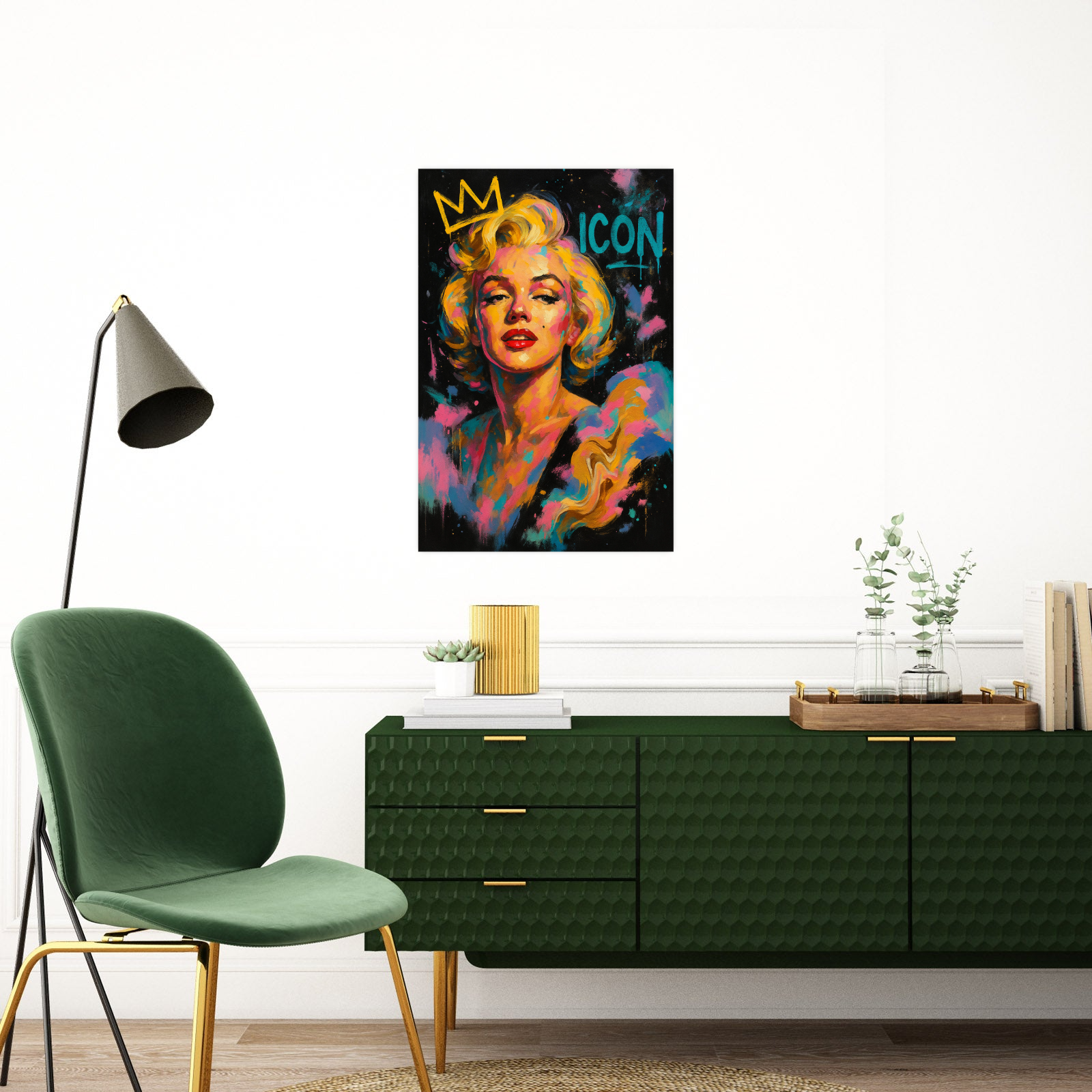 Marilyn Monroe Wall Art – Pop Art Icon Portrait