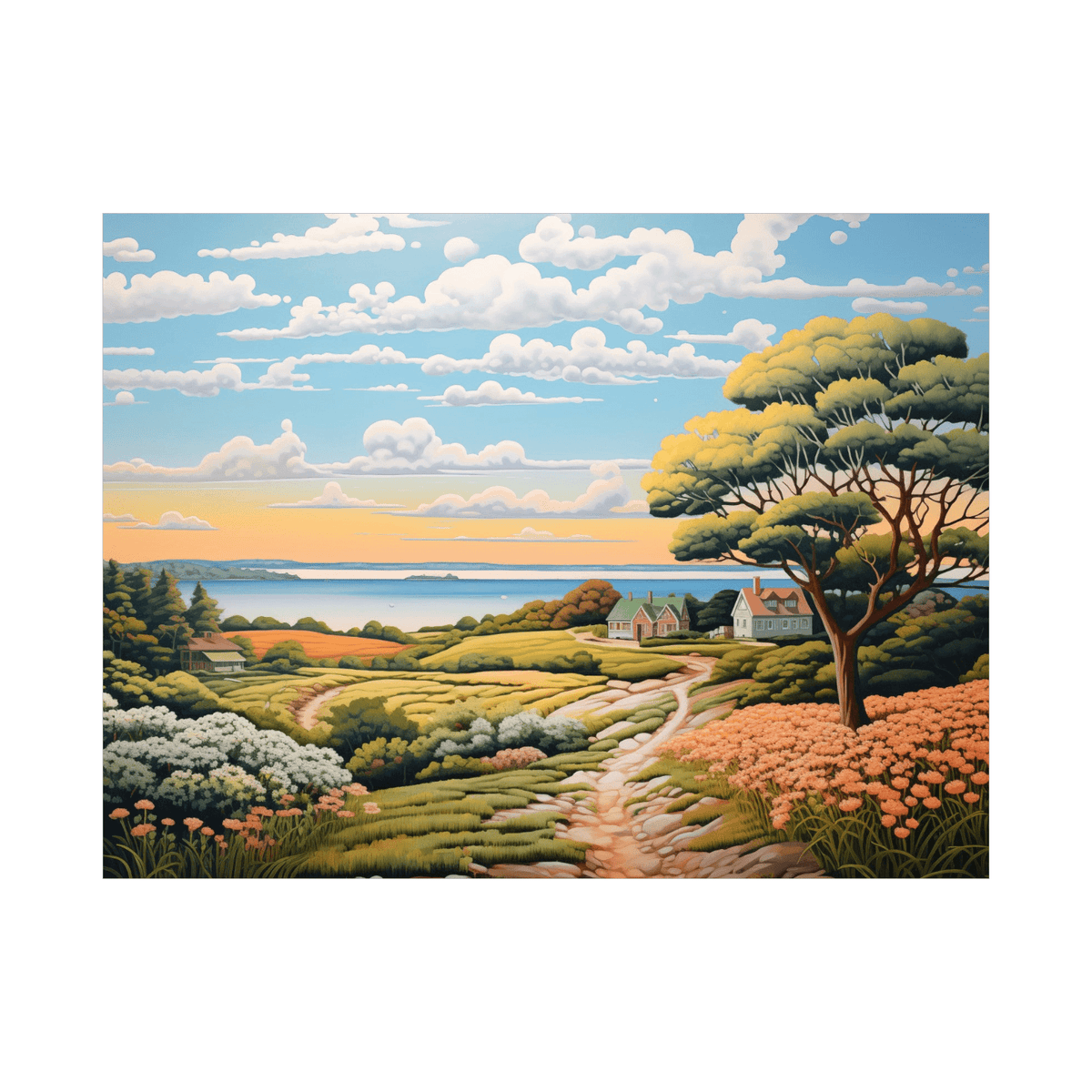 Martha's Vineyard ll - ArtDeco Canvas