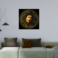 Medusa, Caravaggio - ArtDeco Canvas