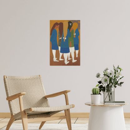 Meisjes met witte kousjes, Léon Spilliaert - ArtDeco Canvas