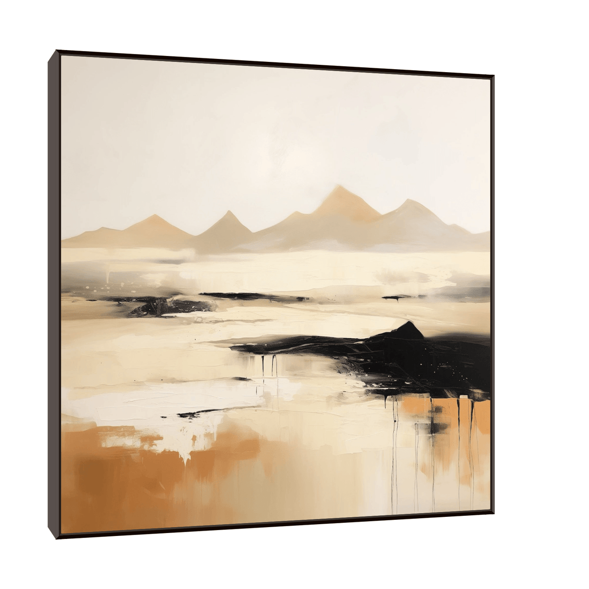 Melting desert at midday - ArtDeco Canvas