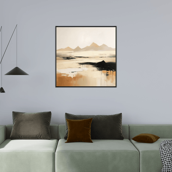 Melting desert at midday - ArtDeco Canvas