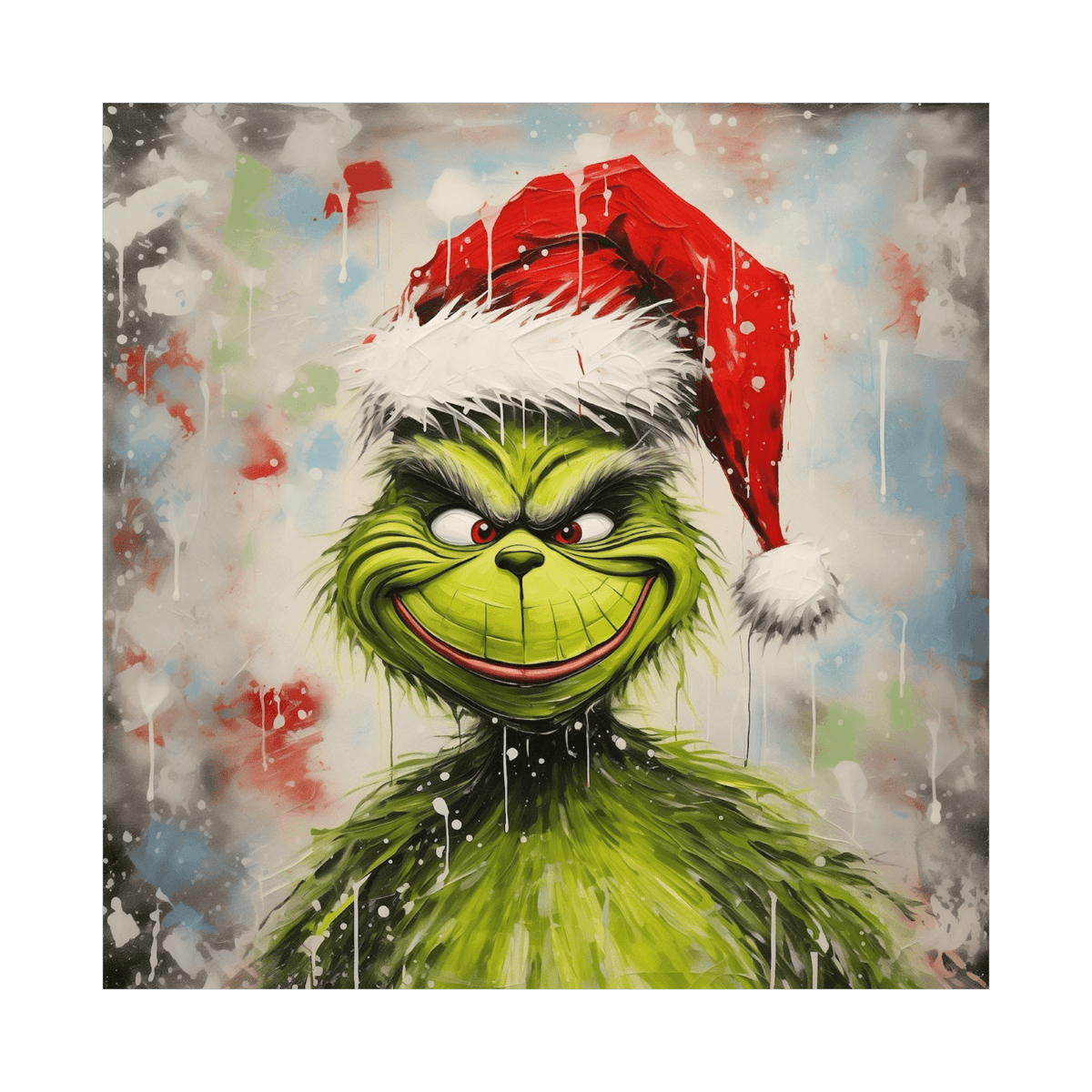 Merry Christmas Grinch - ArtDeco Canvas