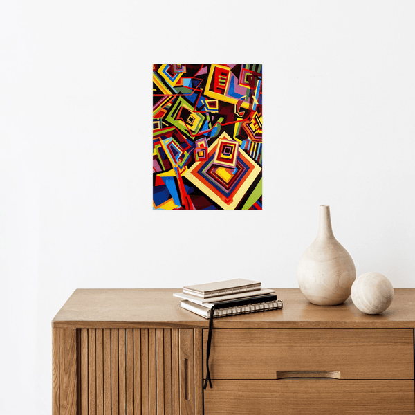 Messy interior - ArtDeco Canvas