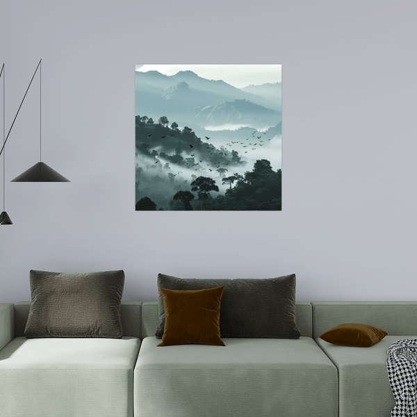 Misty mountain ll - ArtDeco Canvas