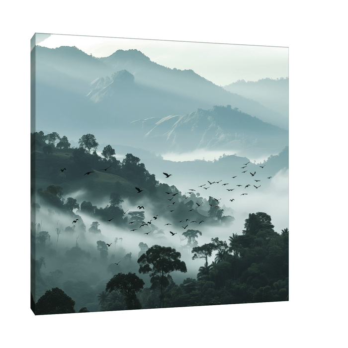 Misty mountain ll - ArtDeco Canvas