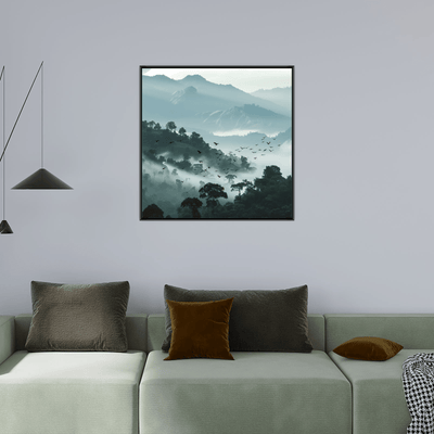 Misty mountain ll - ArtDeco Canvas