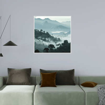 Misty mountain ll - ArtDeco Canvas