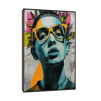 Modern girl - ArtDeco Canvas