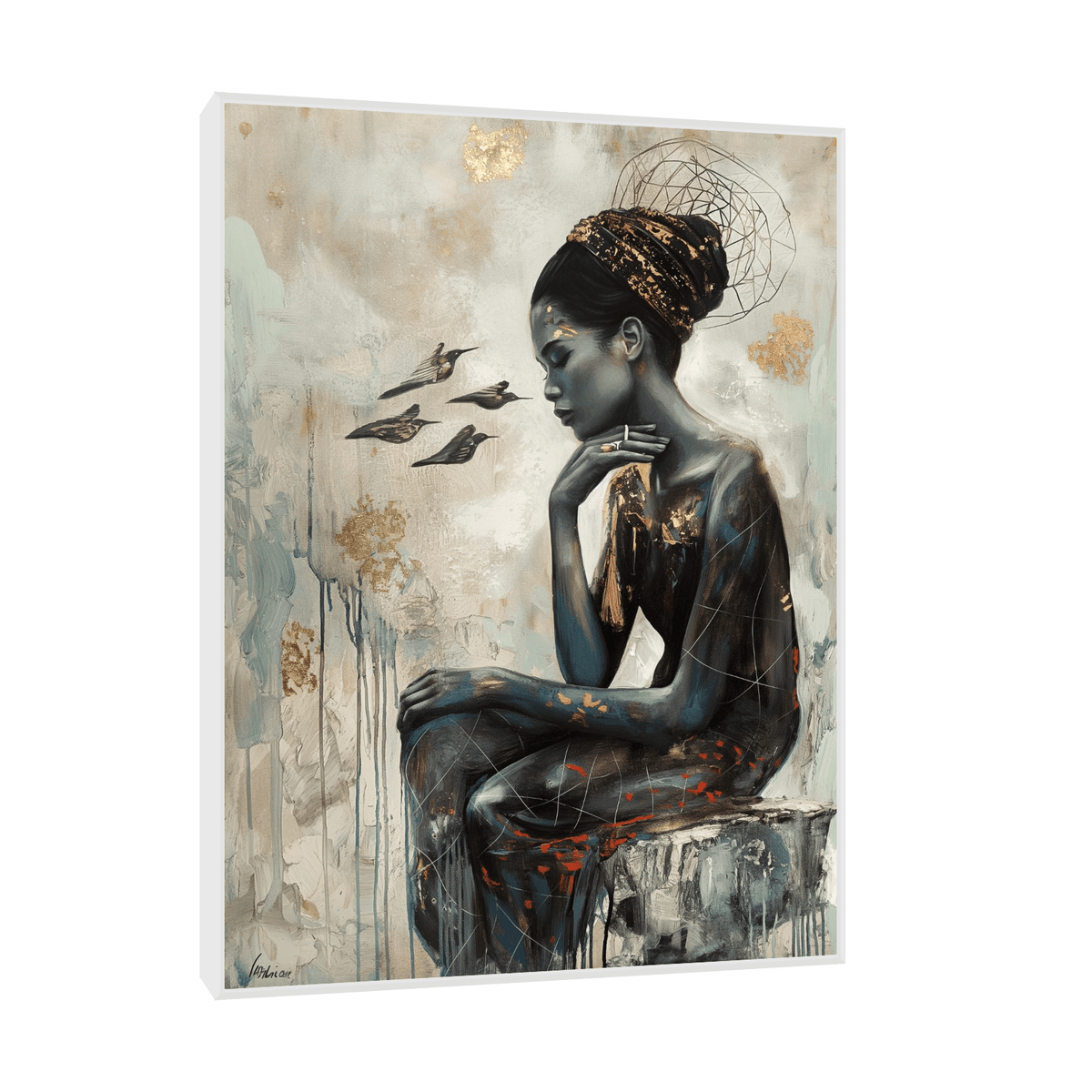 Moment to rest - ArtDeco Canvas