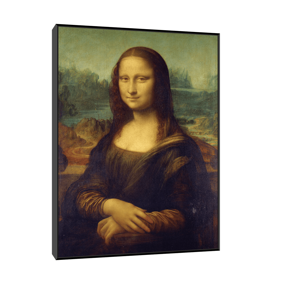 Mona Lisa, Leonardo da Vinci - ArtDeco Canvas