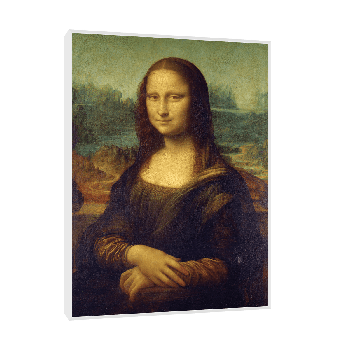 Mona Lisa, Leonardo da Vinci - ArtDeco Canvas