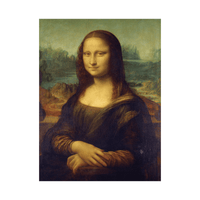 Mona Lisa, Leonardo da Vinci - ArtDeco Canvas