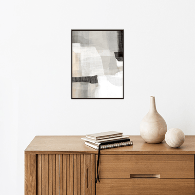 Monochrome forms II - ArtDeco Canvas