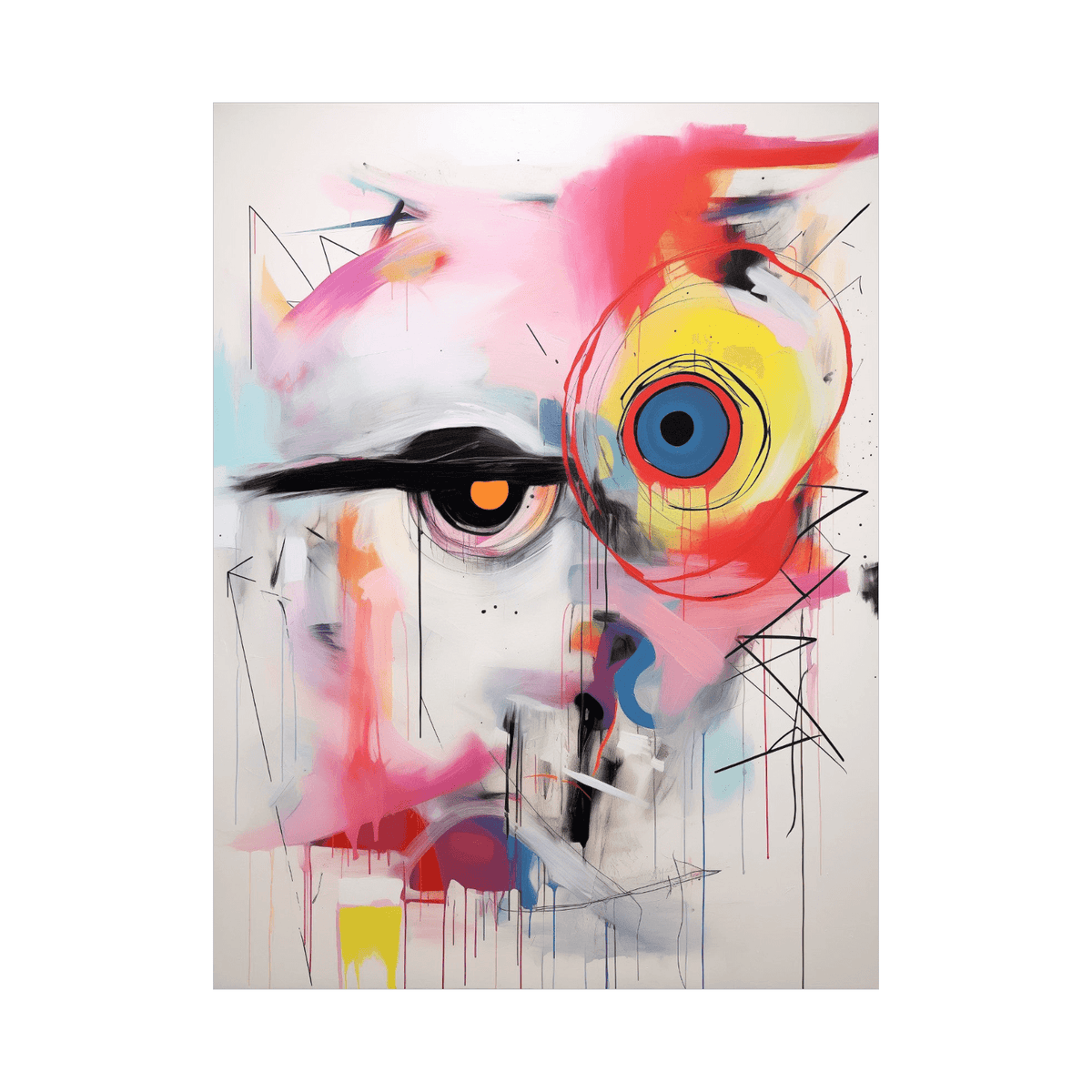 Monster eyes - ArtDeco Canvas