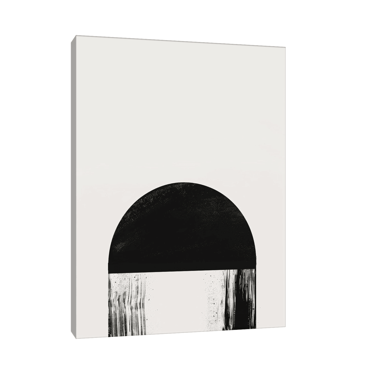 Moon dissolving - ArtDeco Canvas