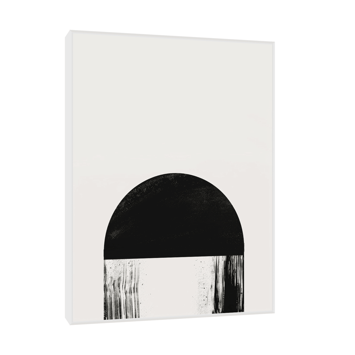 Moon dissolving - ArtDeco Canvas