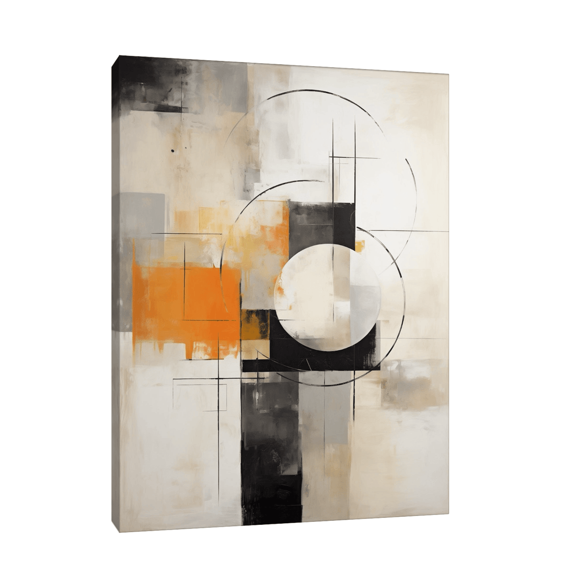 Moon on the wall - ArtDeco Canvas