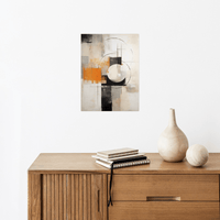 Moon on the wall - ArtDeco Canvas