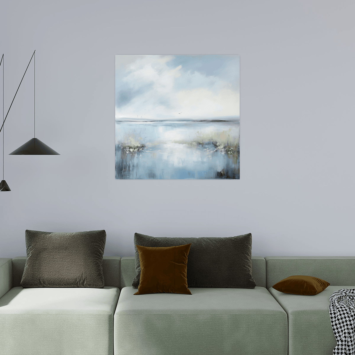 Morning on the lake - ArtDeco Canvas