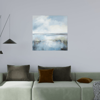 Morning on the lake - ArtDeco Canvas