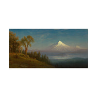 Mount St. Helens, Columbia River, Albert Bierstadt - ArtDeco Canvas