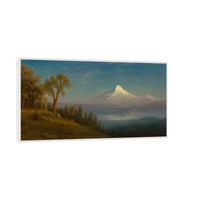 Mount St. Helens, Columbia River, Albert Bierstadt - ArtDeco Canvas