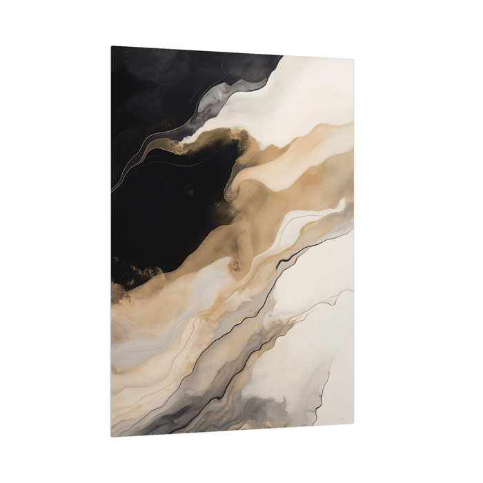 Mountain slope at night - ArtDeco Canvas