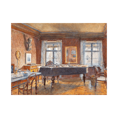 Music room of Johannes Brahms, Carl Müller - ArtDeco Canvas