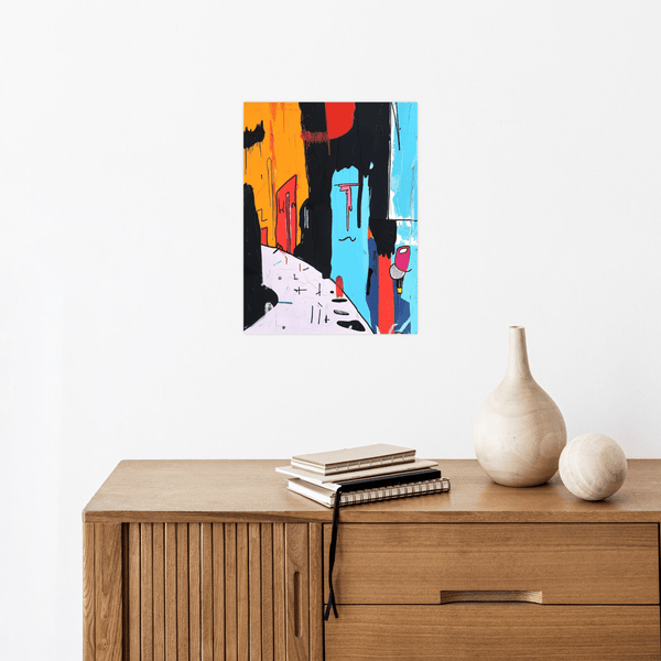 Narrow street - ArtDeco Canvas