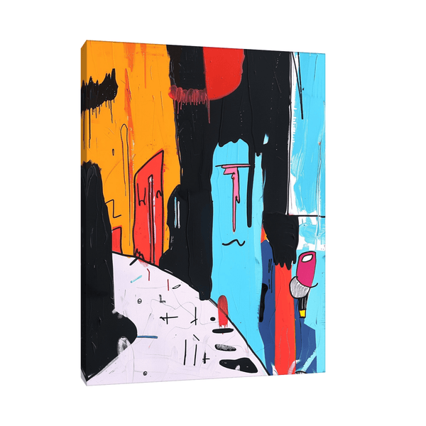 Narrow street - ArtDeco Canvas