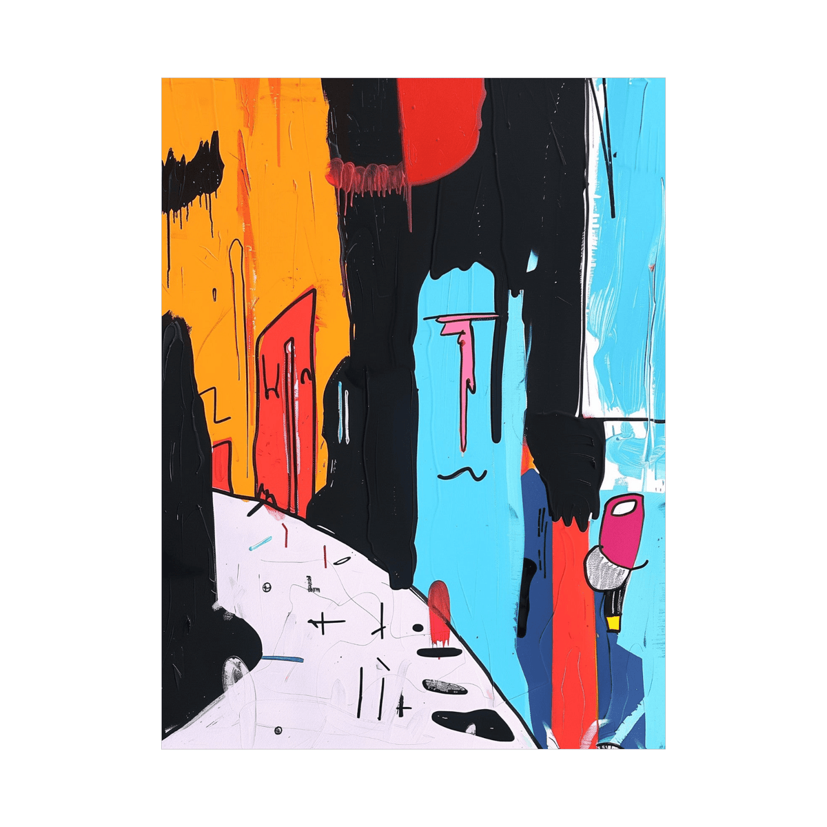 Narrow street - ArtDeco Canvas