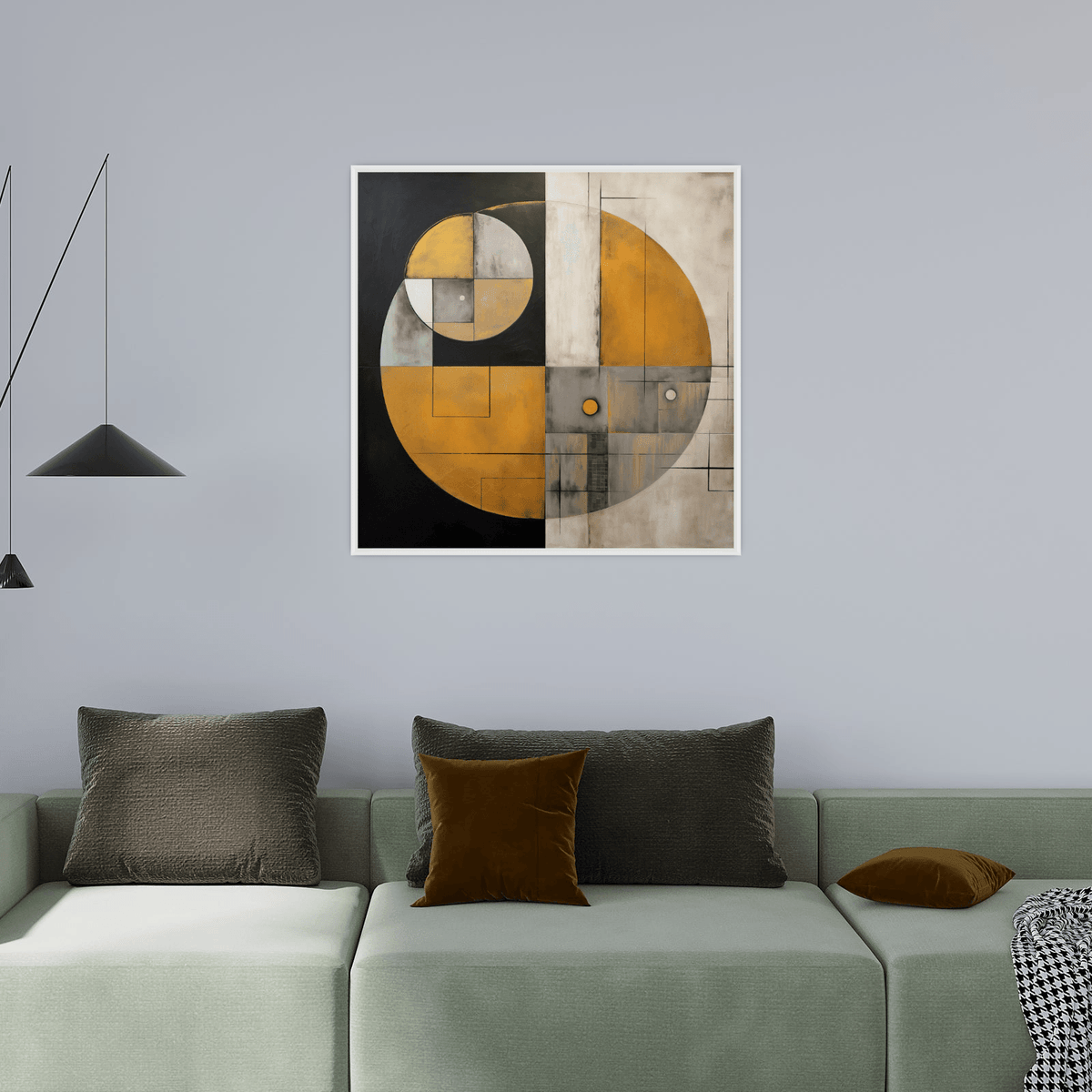 Natural satellites - ArtDeco Canvas