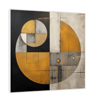 Natural satellites - ArtDeco Canvas