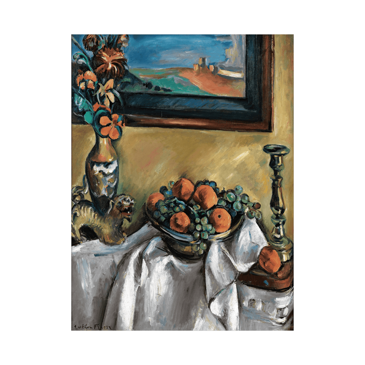 Nature Morte, Emile Othon Friesz - ArtDeco Canvas