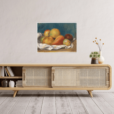 Nature morte aux pommes et à poire, Pierre-Auguste Renoir - ArtDeco Canvas