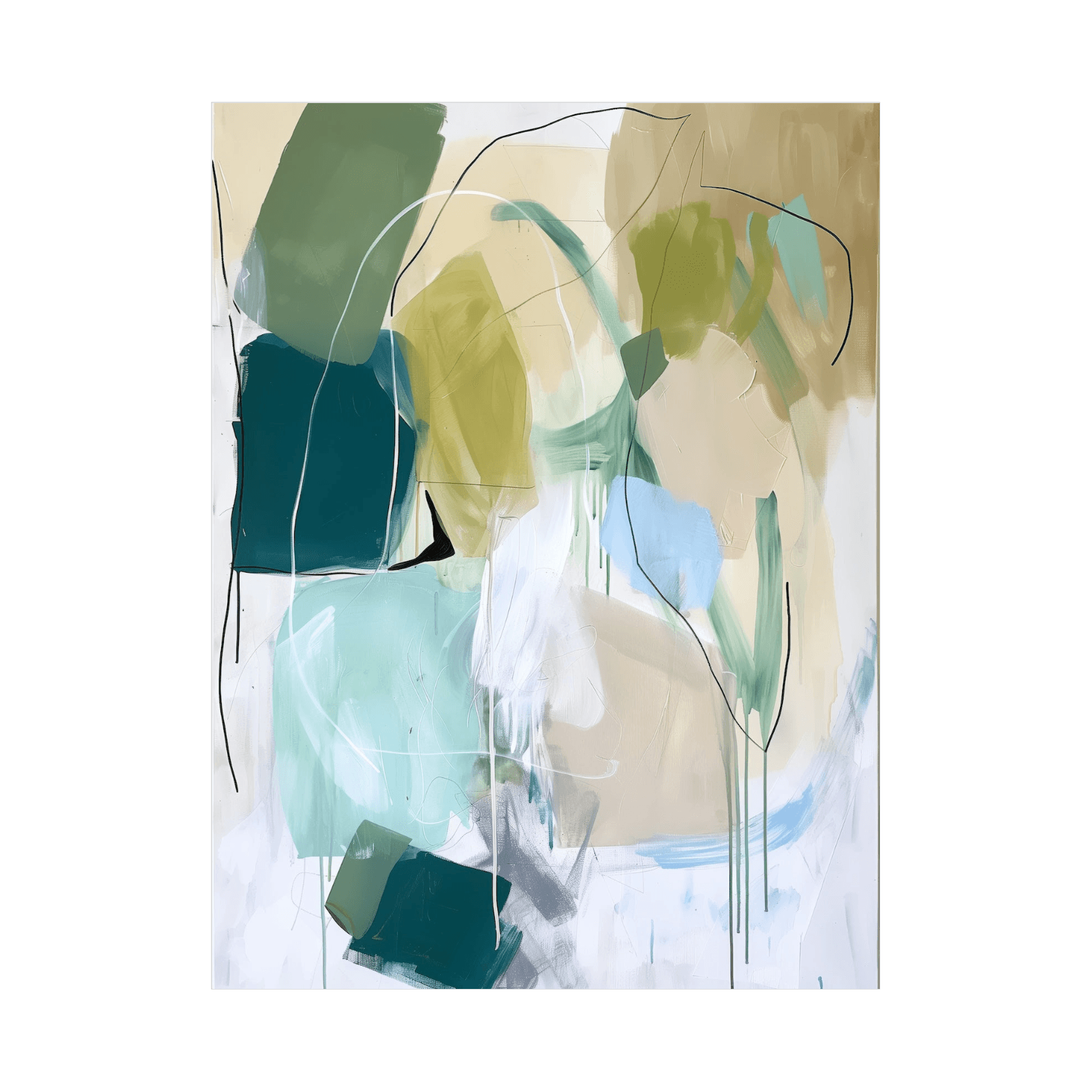 Nature's impulse - ArtDeco Canvas