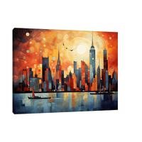 New York panorama - ArtDeco Canvas