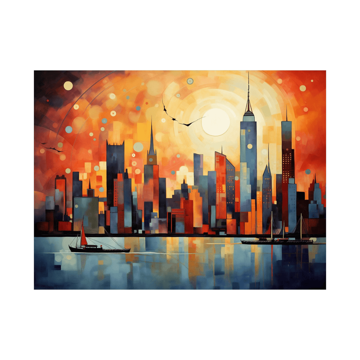 New York panorama - ArtDeco Canvas