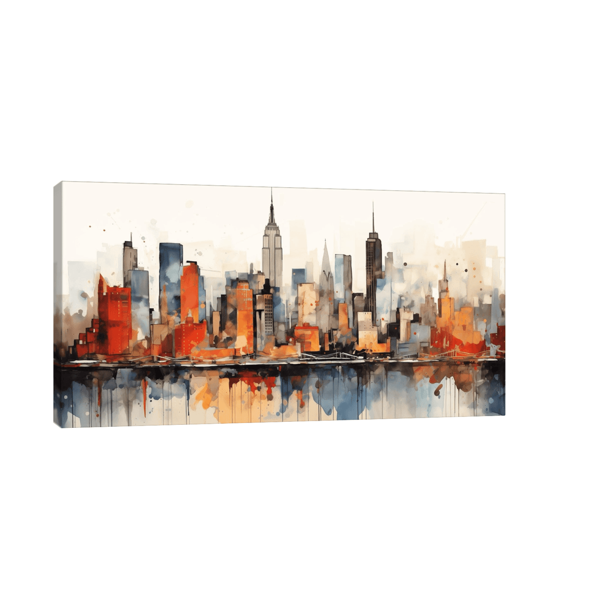 New York panorama l - ArtDeco Canvas