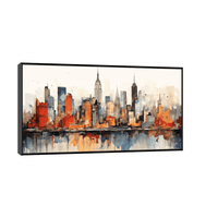 New York panorama l - ArtDeco Canvas