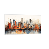 New York panorama l - ArtDeco Canvas