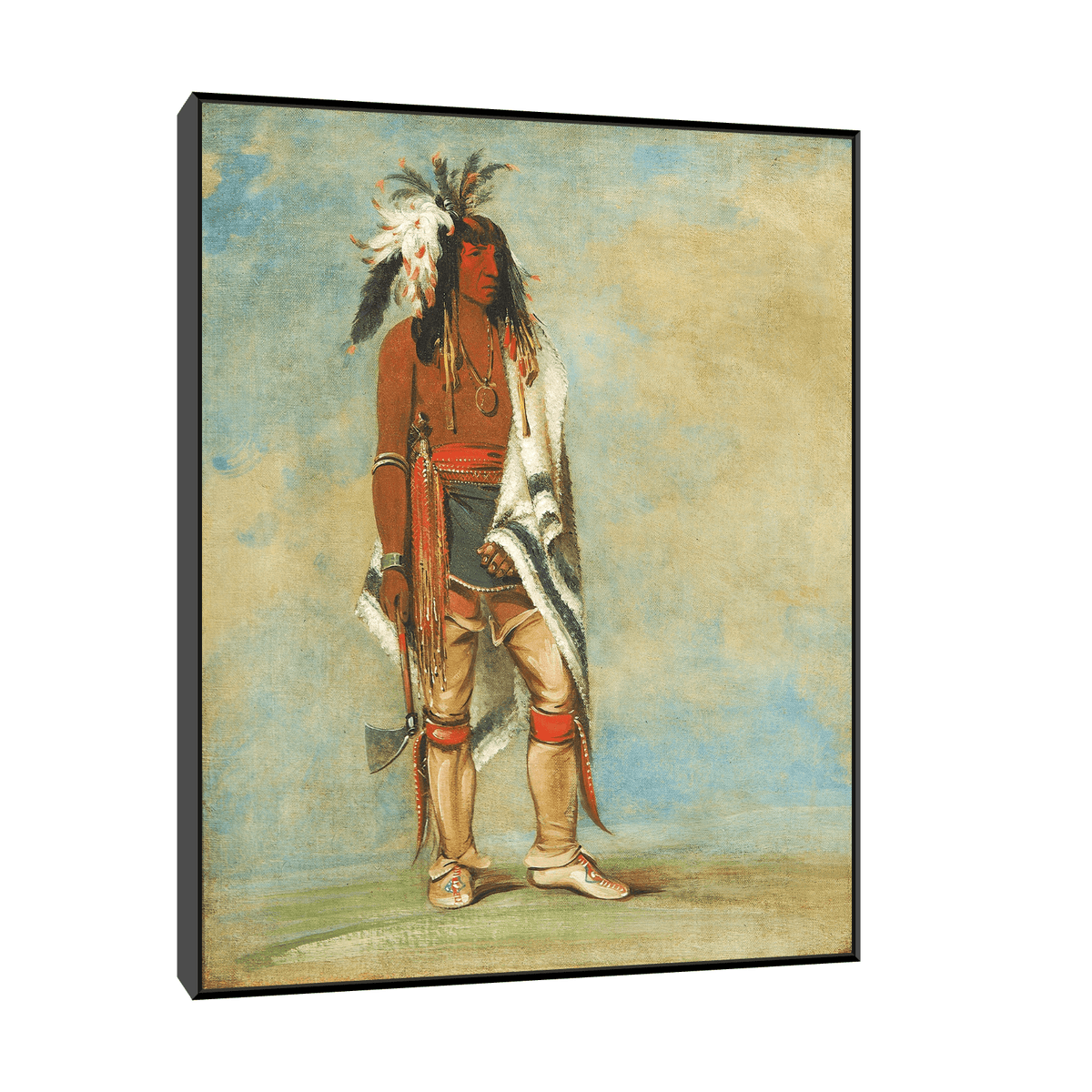 Nót-To-Way, a Chief, George Catlin - ArtDeco Canvas