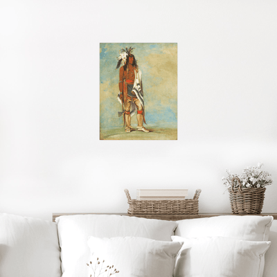 Nót-To-Way, a Chief, George Catlin - ArtDeco Canvas