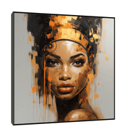 Nubian beauty queen - ArtDeco Canvas