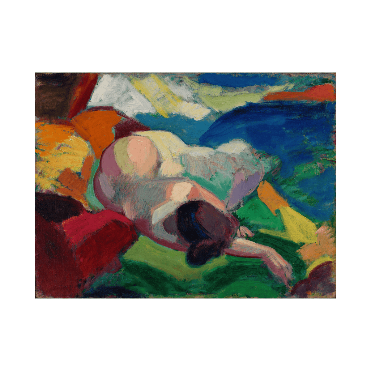 Nude, Carl Newman - ArtDeco Canvas