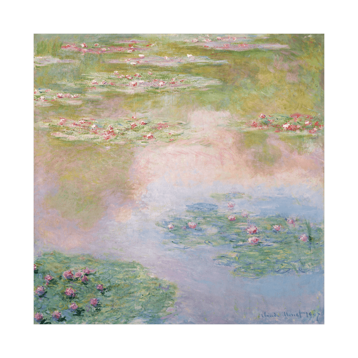 Nymphéas, Claude Monet - ArtDeco Canvas