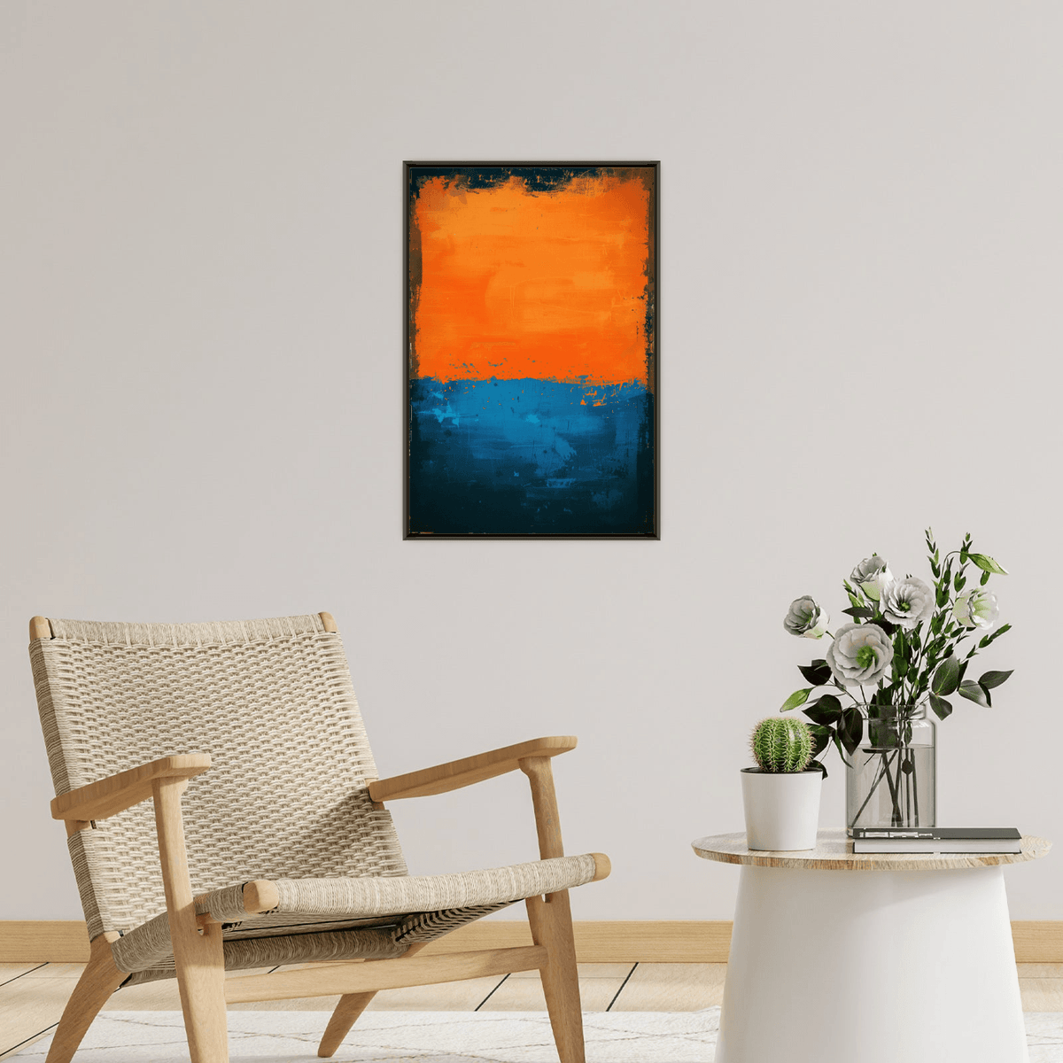 Ocean sunset - ArtDeco Canvas