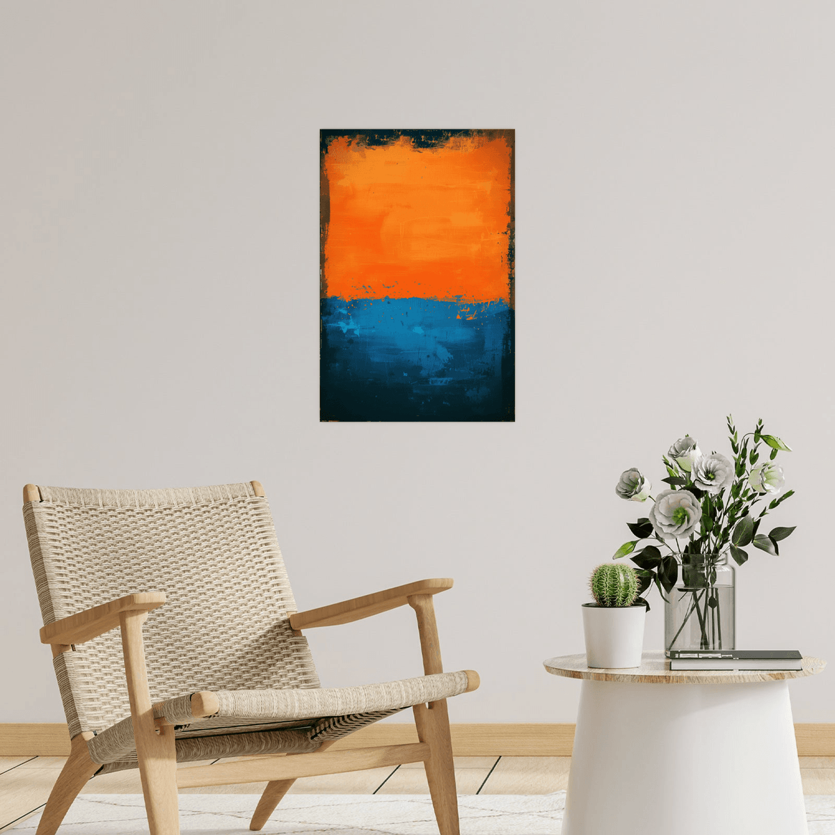 Ocean sunset - ArtDeco Canvas